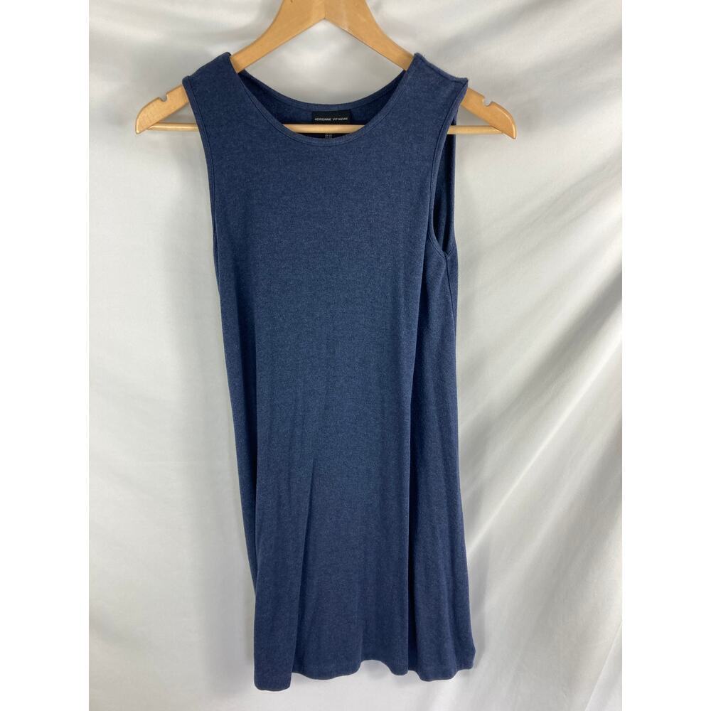 Adrienne Vittadini Blue Sleeveless Dress Size XS